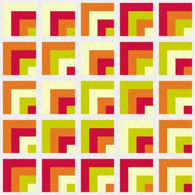 Soyut Geometrik Desen Üretken hesaplama sanatı, vektör illüstrasyonu