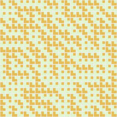 Soyut Geometrik Desen, üretken hesaplama sanatı, vektör illüstrasyonu 