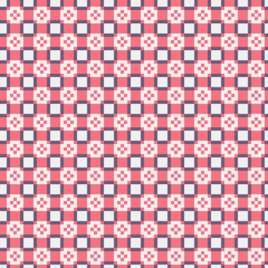 Soyut çapraz desenli üretken hesaplama sanatı çizimi