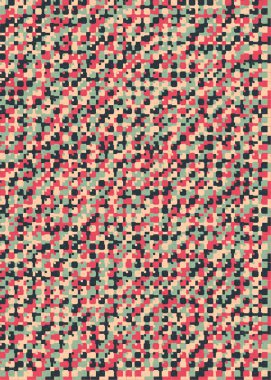 Soyut Geometrik Desen, üretken hesaplama sanatı çizimi