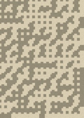 Soyut Geometrik Desen, üretken hesaplama sanatı çizimi