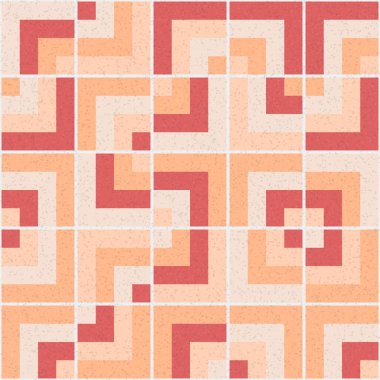 Soyut Geometrik Desen, üretken hesaplama sanatı çizimi