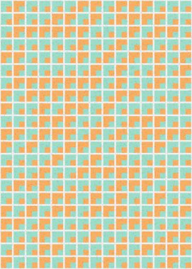 Soyut Geometrik Desen, üretken hesaplama sanatı çizimi