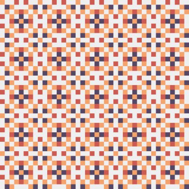 Soyut çapraz desen, üretken hesaplama sanatı, vektör illüstrasyonu 