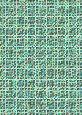 Soyut Geometrik Desen, üretken hesaplama sanatı çizimi