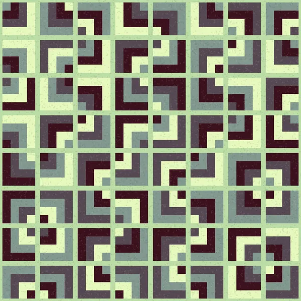 Abstract Geometric Pattern Generative Computational Art Vector Illustration — Vetor de Stock