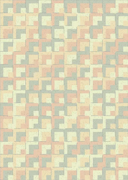 Abstraktes Geometrisches Muster Generative Computergestützte Illustration — Stockvektor