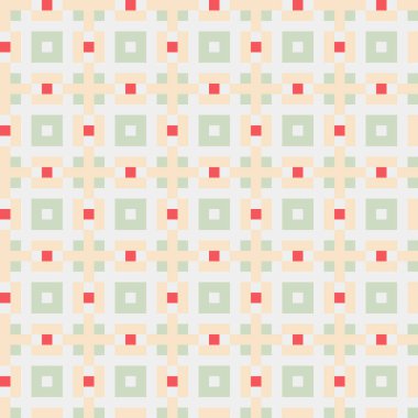 Soyut çapraz desenli üretken hesaplama sanatı çizimi