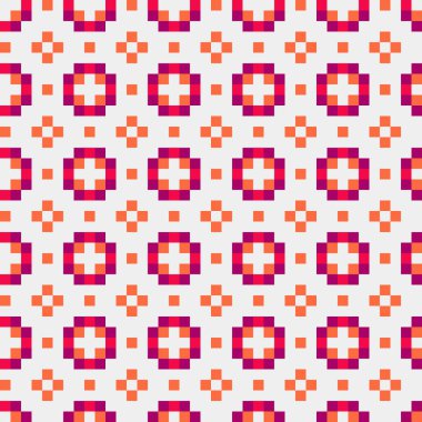 Soyut çapraz desenli üretken hesaplama sanatı çizimi