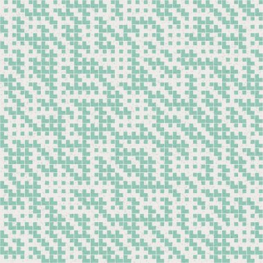 Soyut Geometrik Desen, üretken hesaplama sanatı, vektör illüstrasyonu 