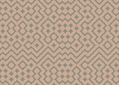 Soyut Geometrik Desen üretken hesaplama sanatı çizimi
