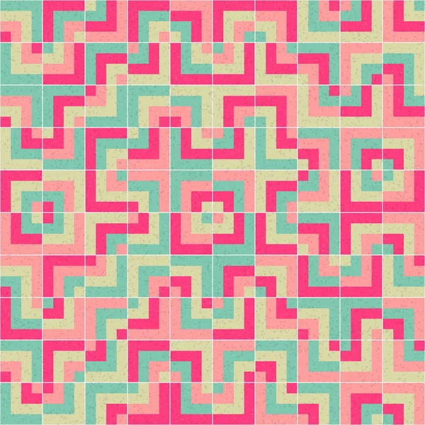 Soyut Geometrik Desen, üretken hesaplama sanatı, vektör illüstrasyonu 