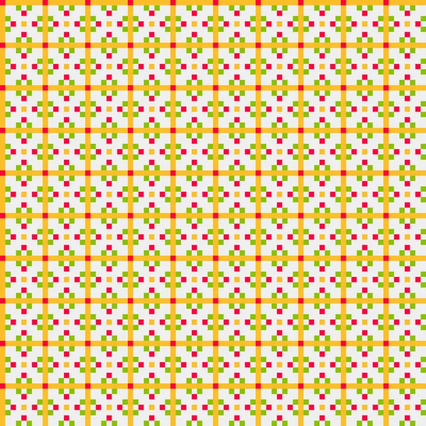 Motif Croisé Abstrait Art Computationnel Génératif Illustration Vectorielle — Image vectorielle