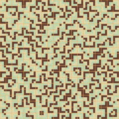 Soyut Geometrik Desen, hesaplama sanatı çizimi