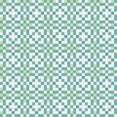 Soyut çapraz desen, üretken hesaplama sanatı, vektör illüstrasyonu 