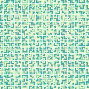 Soyut Geometrik Desen Üretken hesaplama sanatı, vektör illüstrasyonu