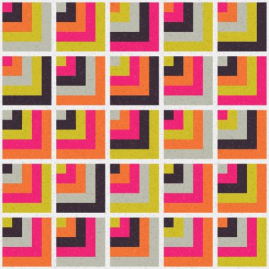 Soyut Geometrik Desen, hesaplama sanatı çizimi