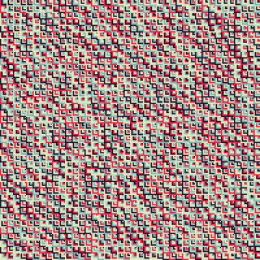 Soyut Geometrik Desen Üretken hesaplama sanatı, vektör illüstrasyonu