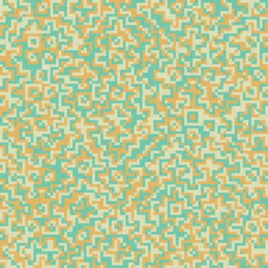 Soyut Geometrik Desen, üretken hesaplama sanatı çizimi