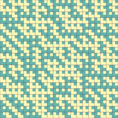 Soyut Geometrik Desen, üretken hesaplama sanatı, vektör illüstrasyonu 