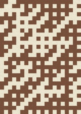 Soyut Geometrik Desen, üretken hesaplama sanatı çizimi