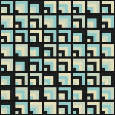 Soyut Geometrik Desen, hesaplama sanatı çizimi