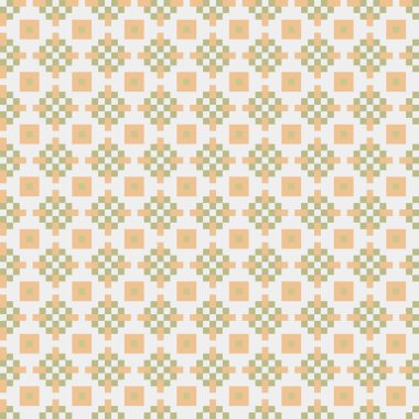 Soyut çapraz desen, üretken hesaplama sanatı, vektör illüstrasyonu 