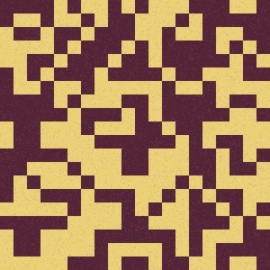 Soyut Geometrik Desen, üretken hesaplama sanatı çizimi