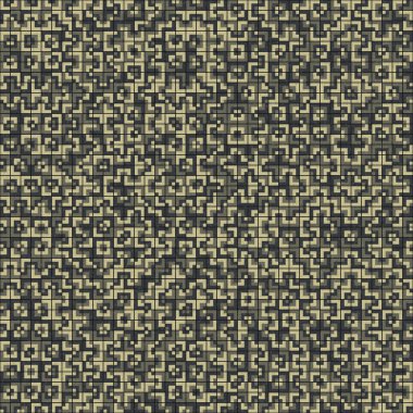 Soyut Geometrik Desen, üretken hesaplama sanatı çizimi