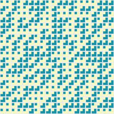 Soyut Geometrik Desen, üretken hesaplama sanatı, vektör illüstrasyonu 
