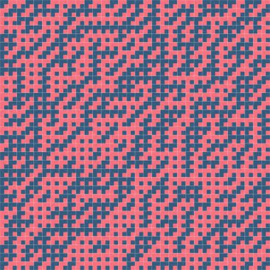 Soyut Geometrik Desen, hesaplama sanatı çizimi