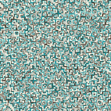 Soyut Geometrik Desen, üretken hesaplama sanatı çizimi