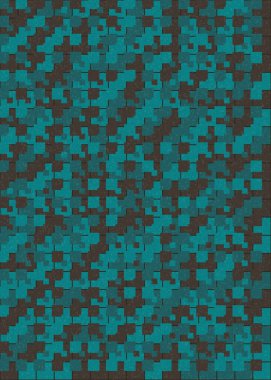 Soyut Geometrik Desen, üretken hesaplama sanatı çizimi