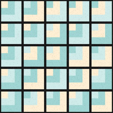 Soyut Geometrik Desen, hesaplama sanatı çizimi