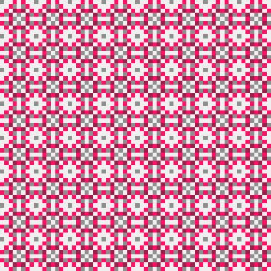 Soyut çapraz desenli üretken hesaplama sanatı çizimi