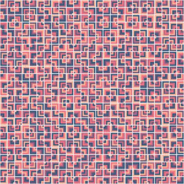 Soyut Geometrik Desen Üretken hesaplama sanatı, vektör illüstrasyonu