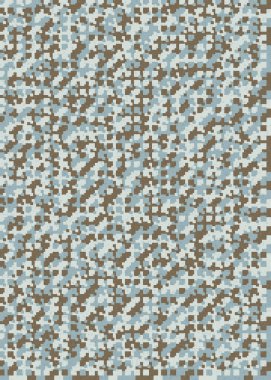 Soyut Geometrik Desen, üretken hesaplama sanatı çizimi