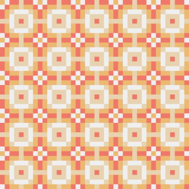 Soyut çapraz desen, üretken hesaplama sanatı, vektör illüstrasyonu 