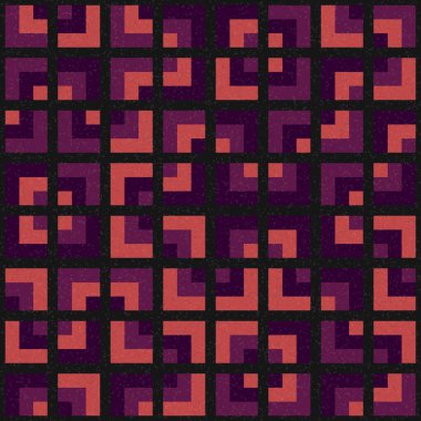 Soyut Geometrik Desen, üretken hesaplama sanatı çizimi