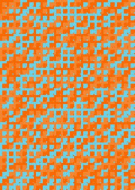 Soyut Geometrik Desen, üretken hesaplama sanatı çizimi