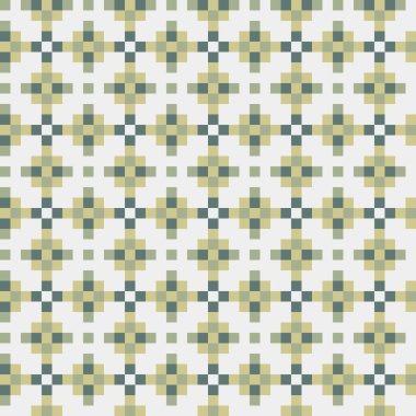 Soyut çapraz desen, üretken hesaplama sanatı, vektör illüstrasyonu 