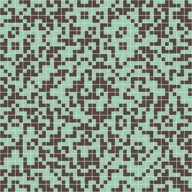 Soyut Geometrik Desen, üretken hesaplama sanatı çizimi