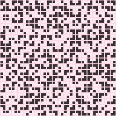 Soyut Geometrik Desen, hesaplama sanatı çizimi