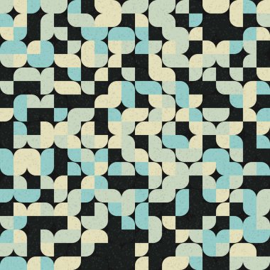 Soyut Geometrik Desen üretken hesaplama sanatı çizimi