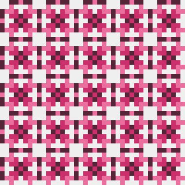 Soyut çapraz desen, üretken hesaplama sanatı, vektör illüstrasyonu 