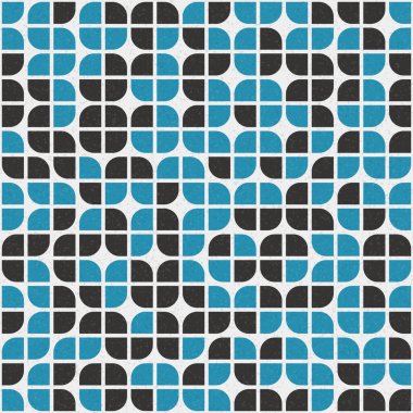 Soyut Geometrik Desen üretken hesaplama sanatı çizimi