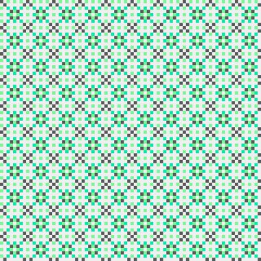 Soyut çapraz desen, üretken hesaplama sanatı, vektör illüstrasyonu 