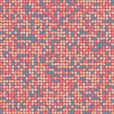 Soyut Geometrik Desen üretken hesaplama sanatı çizimi