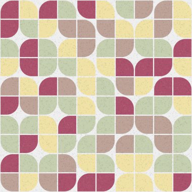 Soyut Geometrik Desen üretken hesaplama sanatı çizimi