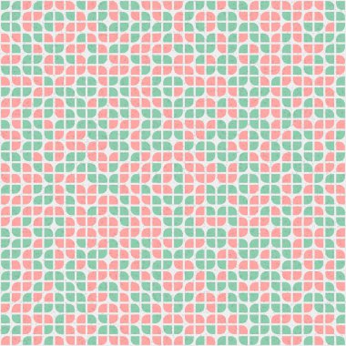 Soyut Geometrik Desen üretken hesaplama sanatı çizimi